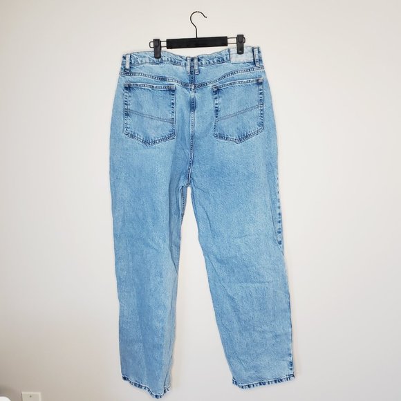 Collusion Jeans High Rise Dad Baggy Vintage Fit Blue 14(plus size) - Picture 4 of 13